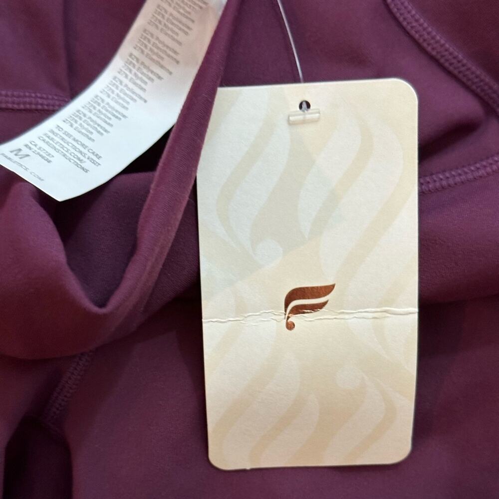 Pure Luxe by Fabletics The Oasis High Waist 7/8 w/pockets, plum purple, NWT, Med - Picture 5 of 8